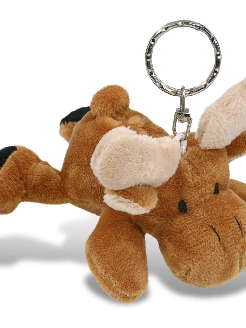 Plush Moose Stuffed Animal Keychain Accessories for Purse-4 Inches